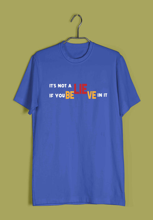 4 Wordplay Believe TV Series The Classics Casual Graphic Printed T-Shirt for Men